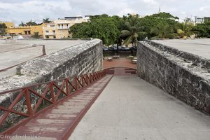 Rampe auf Las Murallas bei Cartagena.