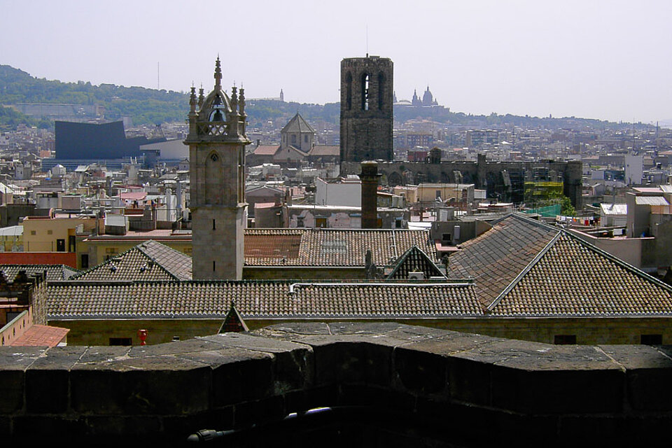 Ausblick über die Dächer von Barcelona