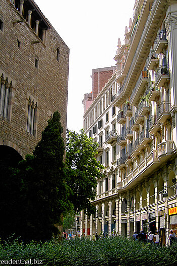 Placa de Berenguer el Gran in Barcelona