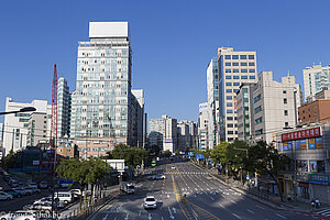 Ruhige Straße in Seoul