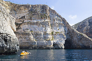 Felsküste bei der Blauen Grotte auf Malta