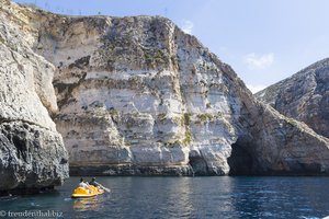 Felsküste bei der Blauen Grotte auf Malta