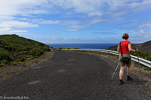 Wanderung zum Aussichtspunkt Vigia auf Faial