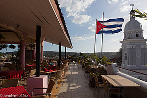 Die Dachterrasse de Casa Granda in Santiago de Cuba