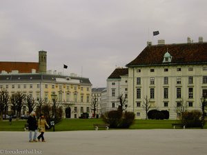 Heldenplatz nahe der Hofburg