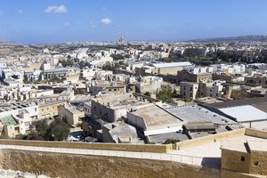 Aussicht von der Zitadelle über Gozo
