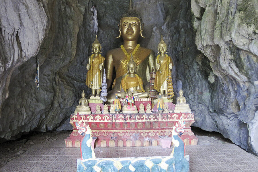 in der Tham Xang, der Elefantenhöhle bei Vang Vieng