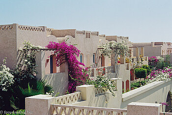 Die Wohngebäude des Iberotel Makadi Beach.