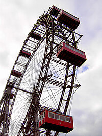 Eine nostalgische Fahrt im Riesenrad