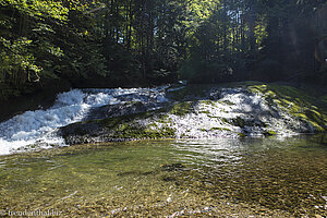 Hier sprudelt das Wasser - Riedholzer Eistobel