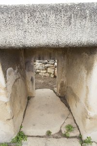 in der Tempelanlage Hal Tarxien auf Malta
