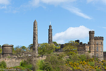 Blick auf Edinburgh in Schottland