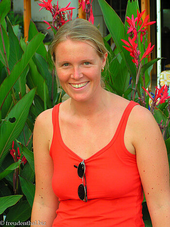 Annette im Hafen von Antalya