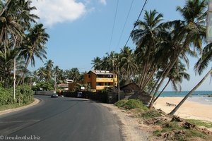 Küstenstraße im Süden Sri Lankas