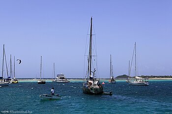 Segelboote bei Union Island