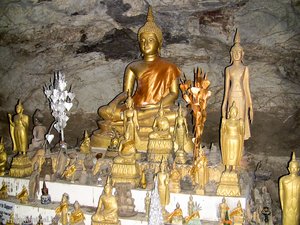 in der Tham Theung - Pak-Ou-Höhlen