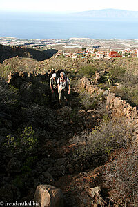 der erste Abschnitt des Barranco del Pozo ist etwas mühsam