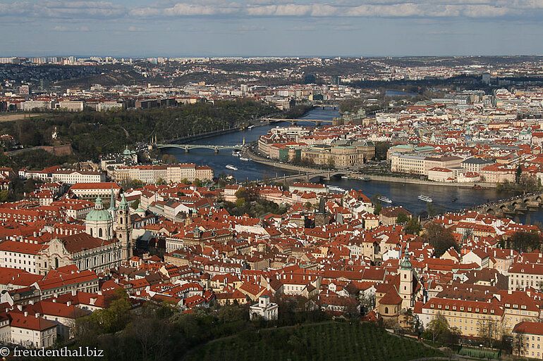 Aussicht vom Laurenziberg über Prag