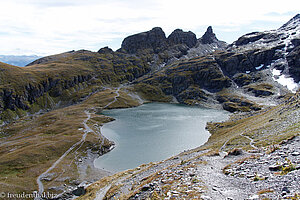 Abstieg vom Schwarzplangg zum Schwarzsee