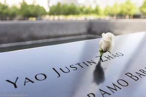 in Gedenken an die Verstorbenen vom 11. September 2001