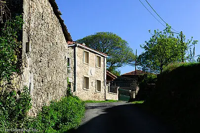 auf dem Weg zur Herberge As Seixas