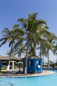 am Pool des Hilton Salalah Resort im Oman