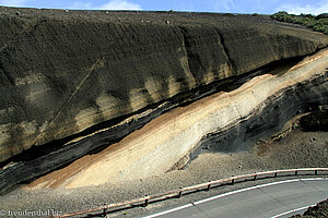 Lavaschichten der Cumbre Dorsal