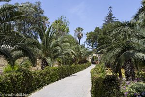 Garten beim Corinthia Palace Hotel auf Malta