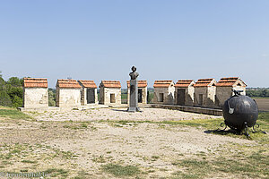 Denkmal für den Baron von Münchhausen bei der Festung Bendery