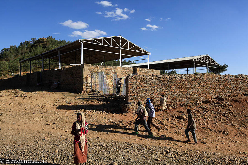 die Gräber von König Kaleb und Gebre Maskal bei Axum, Äthiopien