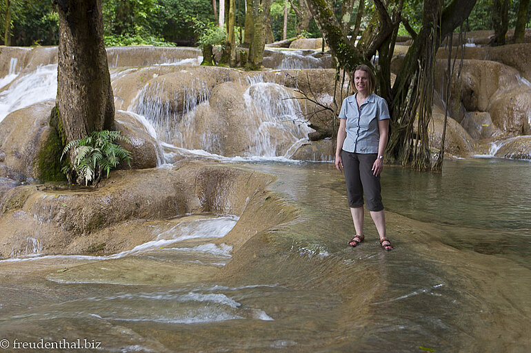 oberer Bereich der Sinterterrassen am Houay Se in Laos