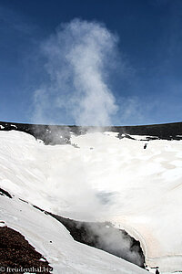 Waschküche im erstarrten Lavafeld