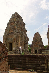 Beim Östlichen Mebon in Kambodscha