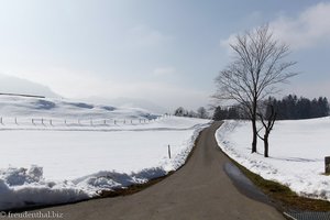 Wanderweg auf der Straße von Lustnau nach Obermorgarten