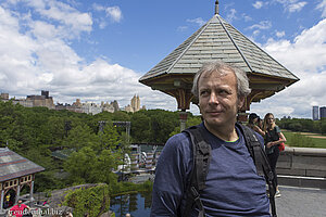 Lars im Belvedere Castle des Central Park