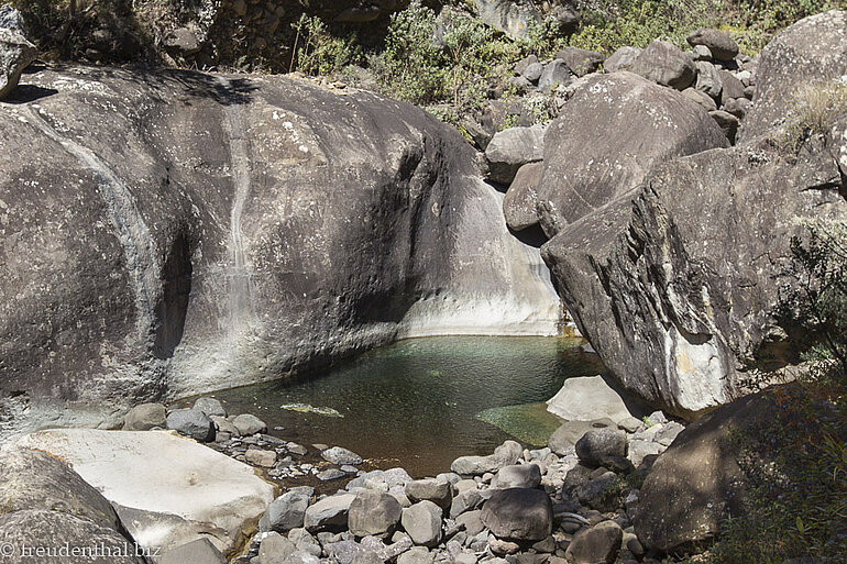Strudelloch im Tugela Fluss