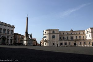 Piazza del Quirinale mit Obelisk vom Augustusmausoleum