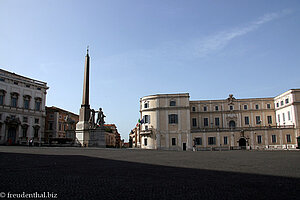 Piazza del Quirinale mit Obelisk vom Augustusmausoleum