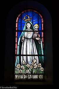 Fenster in der Kirche von Curral das Freiras