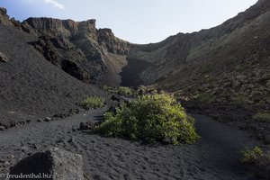 Mitten im Krater der Caldera de los Cuervos