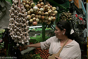 mit Yvonne auf dem Zentralmarkt