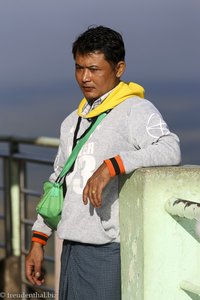 Junger Pilger beim Popa Taung Kalat