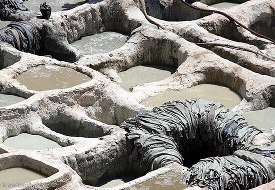 Im Gerberviertel von Fès