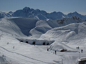noch ein Blick auf die Iglu Lodge