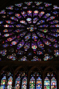 Rosenfenster in der Sainte-Chapelle