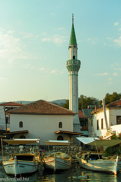 Blick auf Moschee von Kaleücagiz