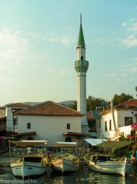 Blick auf Moschee von Kaleücagiz