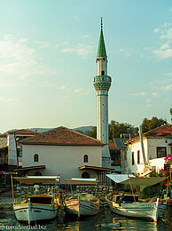 Blick auf Moschee von Kaleücagiz