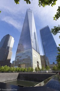 One World Trade Center beim Memorial Plaza