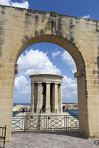 das World War II. Memorial bei Valletta